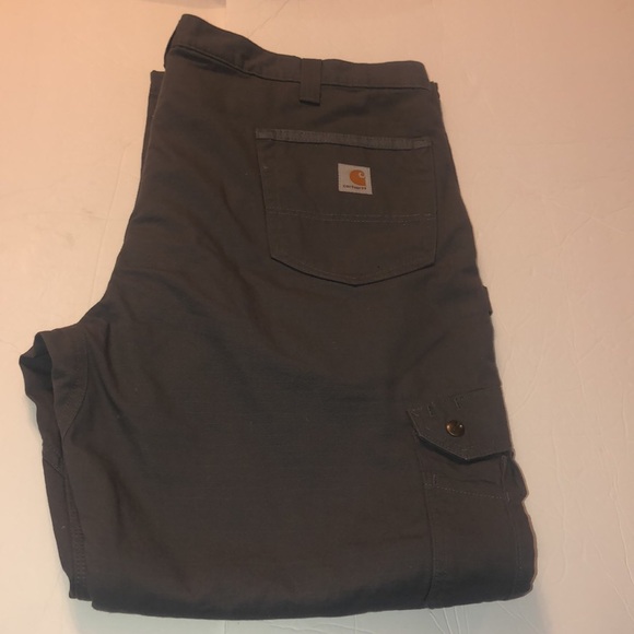 Carhartt Ripstop Flannel Lined Cargo Work Pant - Picture 5 of 11